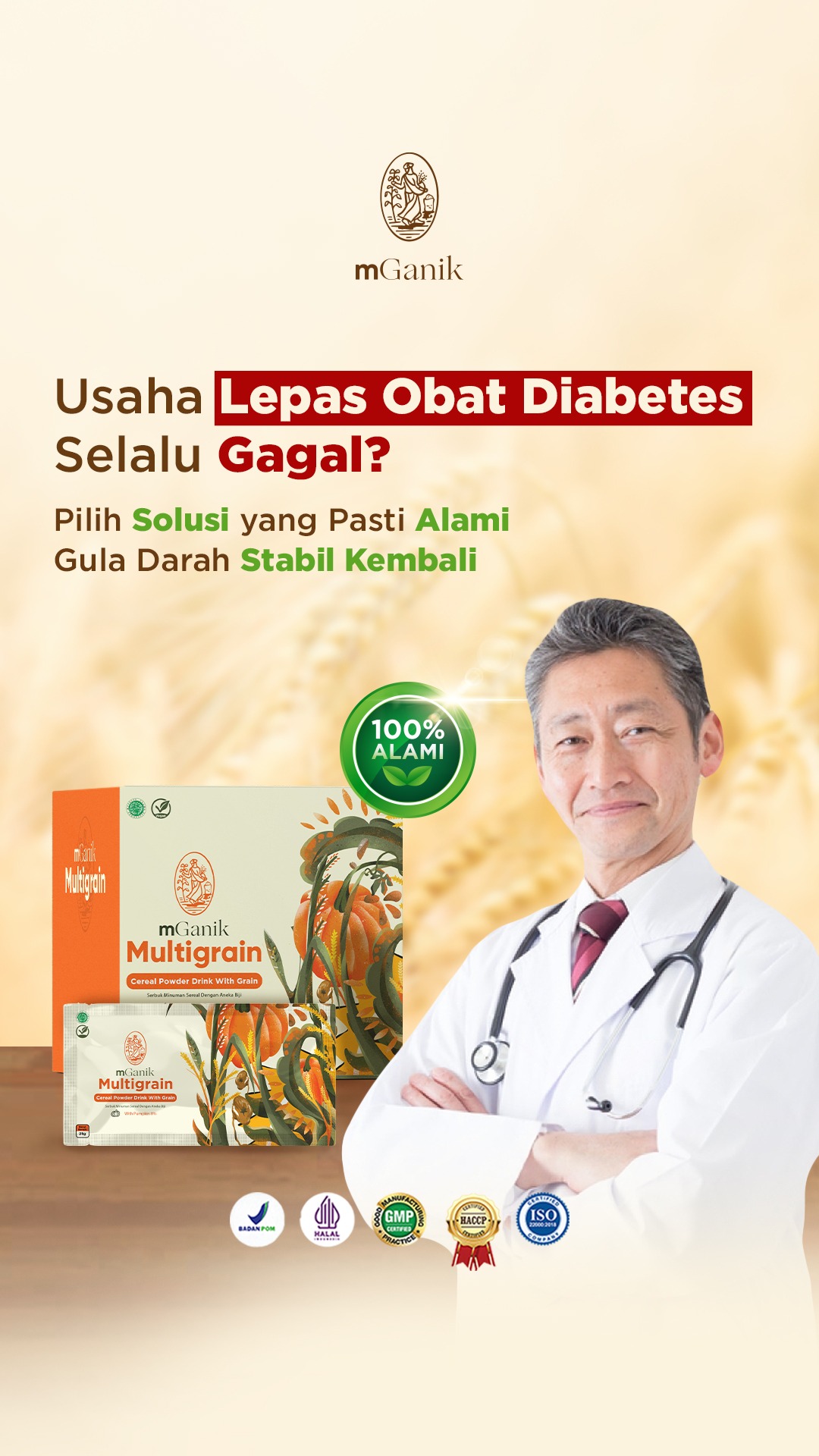mGanik Superfood Solusi Diabetes Facebook ad