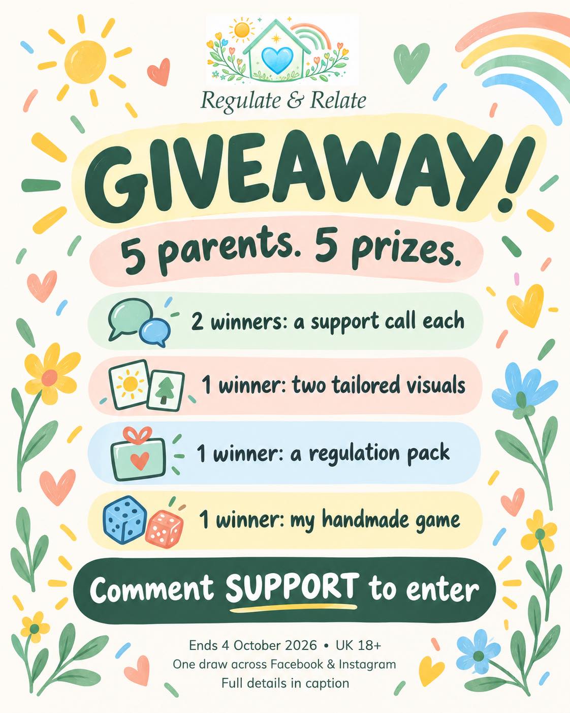 Regulate & Relate Facebook ad