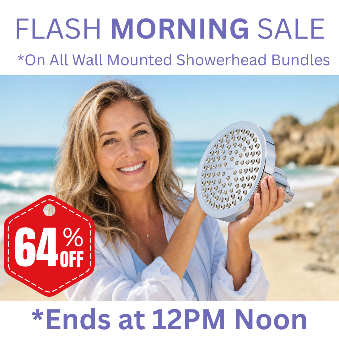 Lucinn Filtered Showerhead Facebook ad