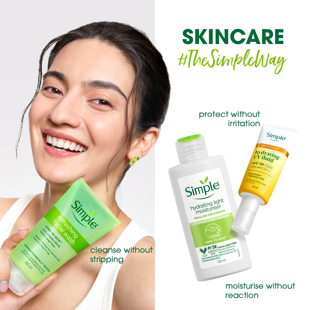 Simple Skincare, India Facebook ad