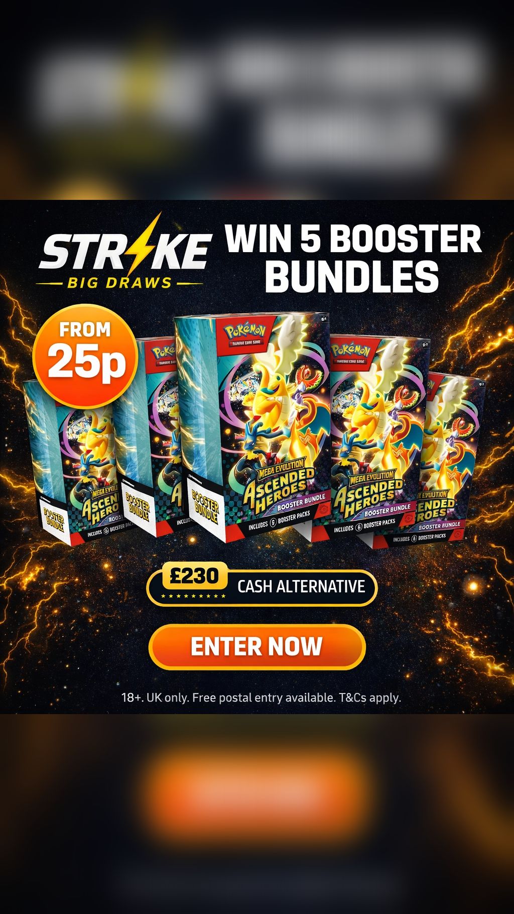 Strike Big Draws Facebook ad