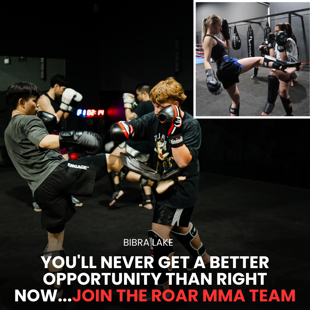 Roar MMA Facebook ad: Claim Your FREE 7 Day Muay Thai Trial