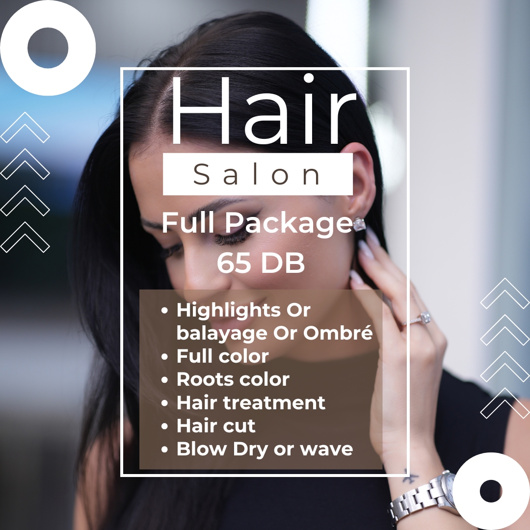 Hadi salon bahrain Facebook ad
