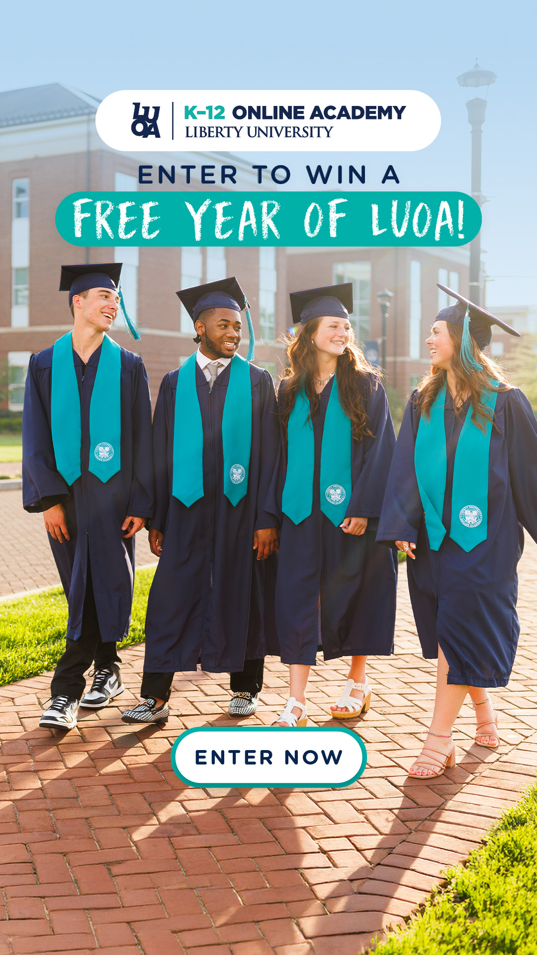 Liberty University Online Academy K-12 Facebook ad