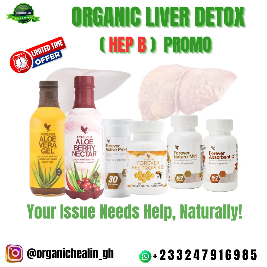 Organic Healin Solutions Facebook ad: Your liver works hard for you every single…