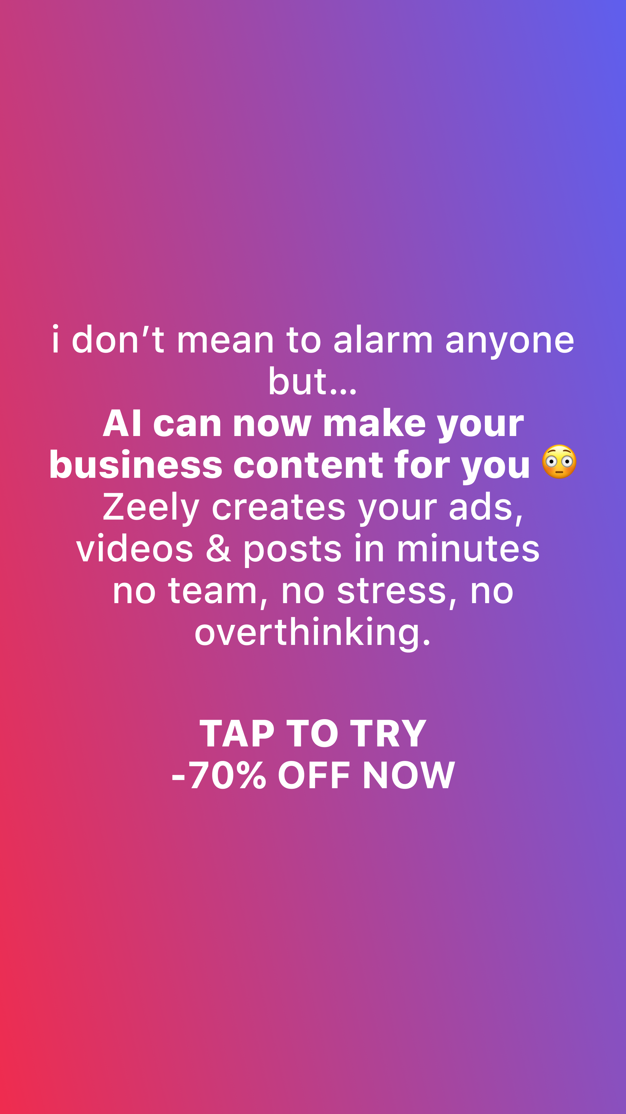 Zeely Facebook ad