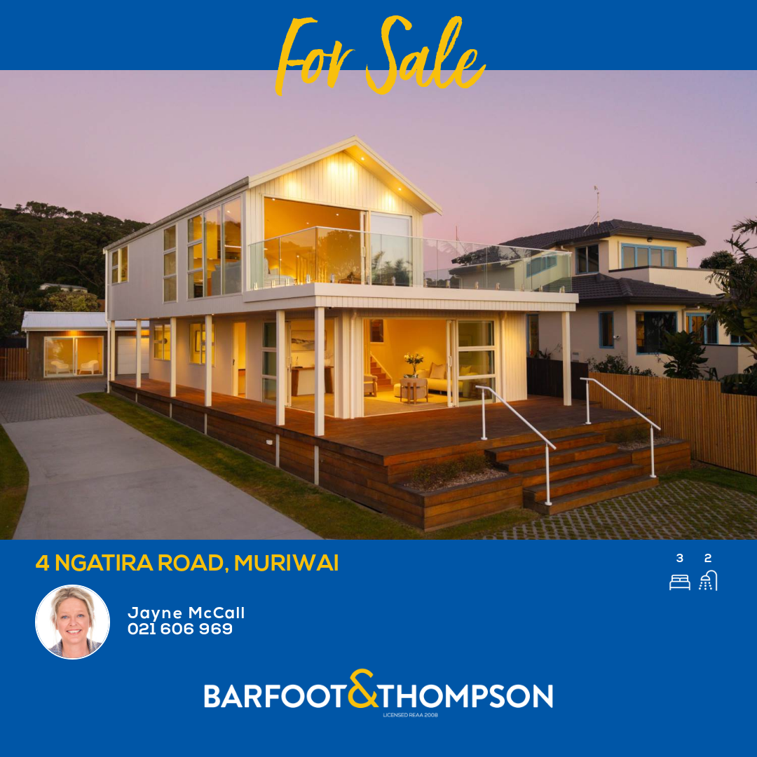Barfoot & Thompson, Kumeu, Waimauku & Helensville Facebook ad: 4 Ngatira Road, Muriwai