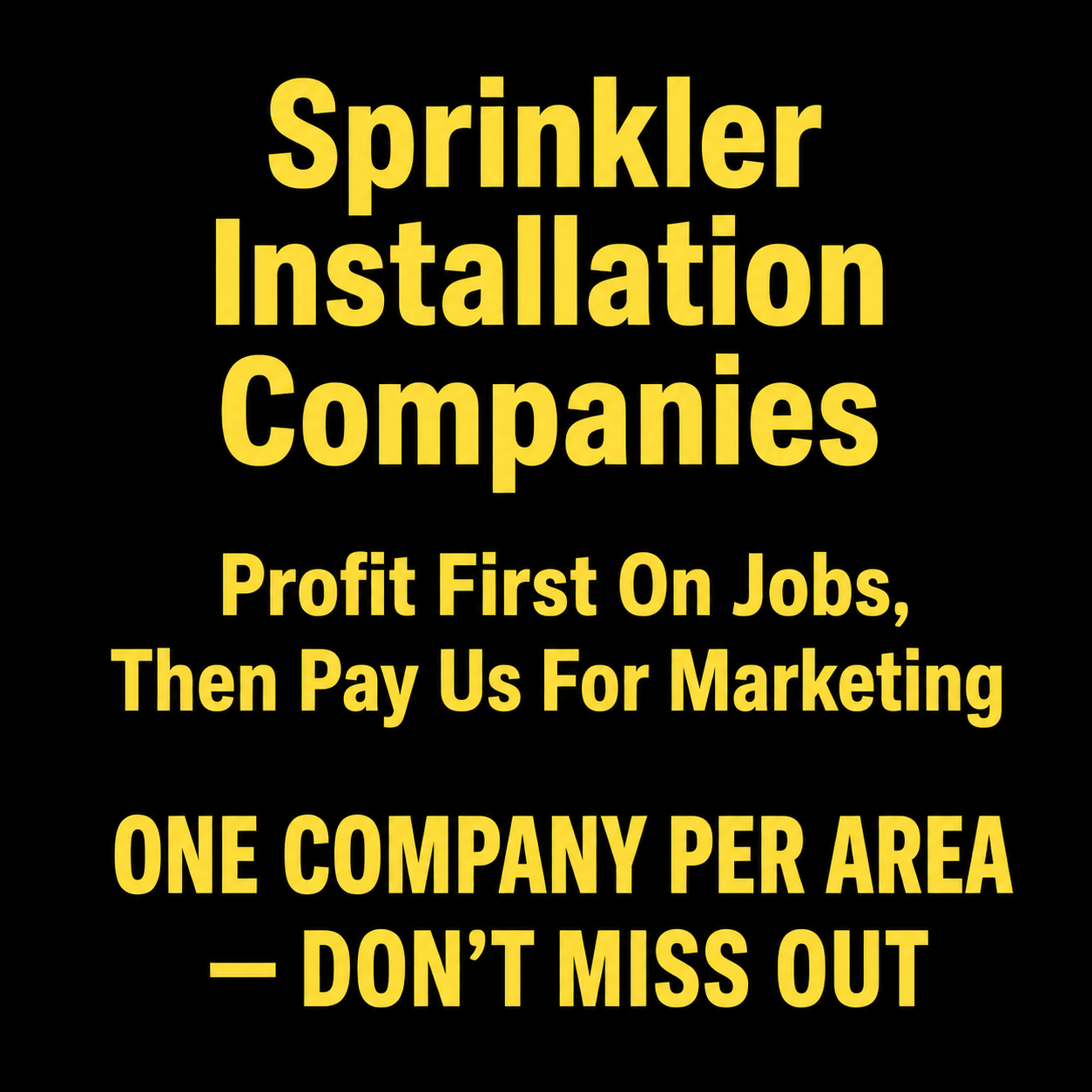 Home Improvement Lead Gen With Jordan Facebook ad: The New Wave Of Sprinkler System installation Marketing