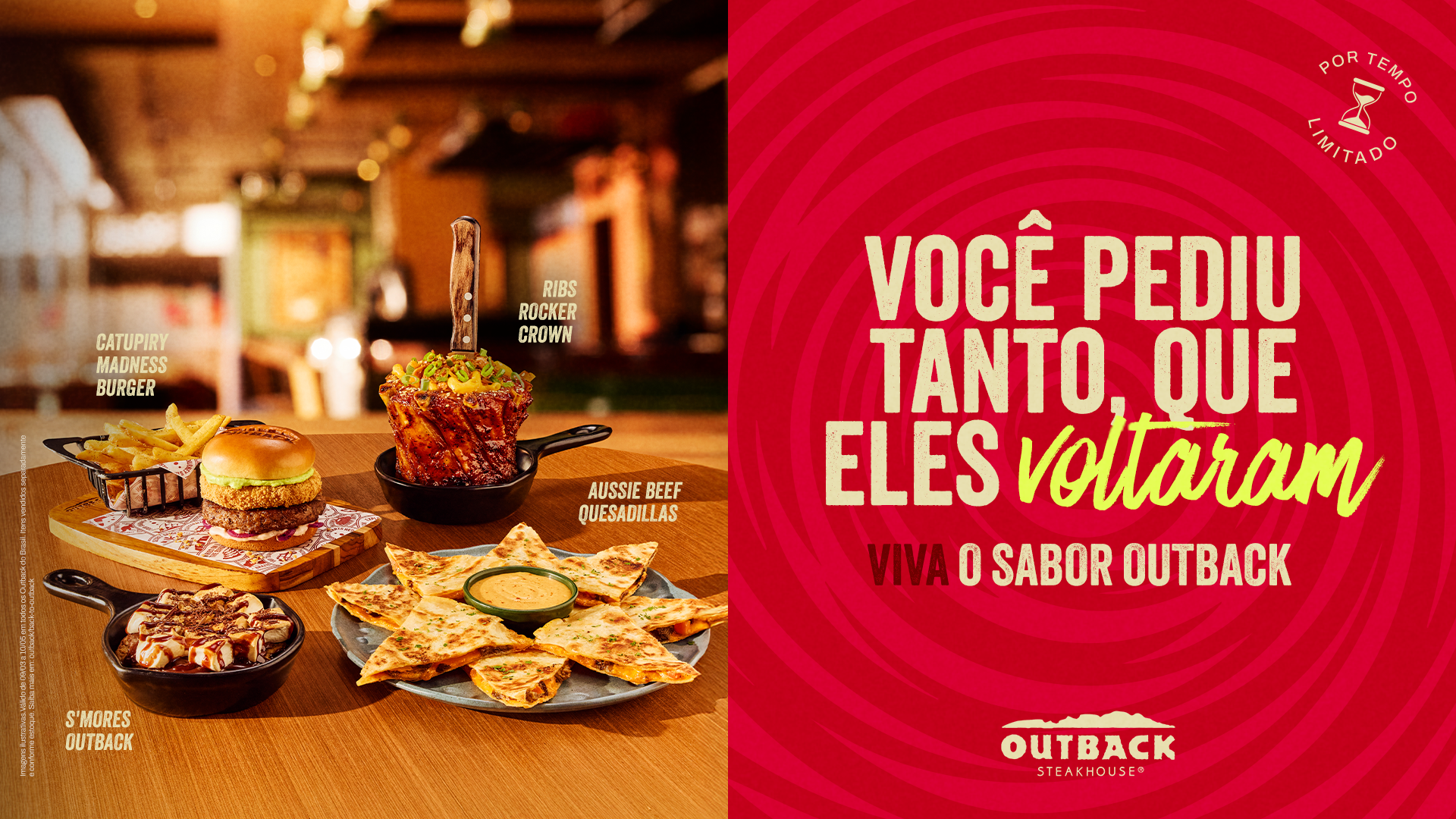 Outback Brasil Facebook ad from Mar 9, 2026