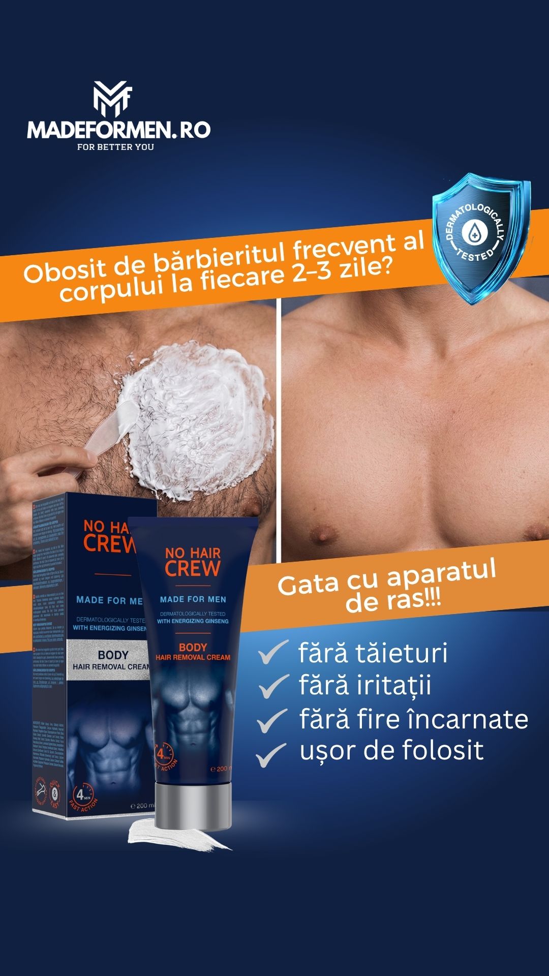Madeformen.ro Facebook ad