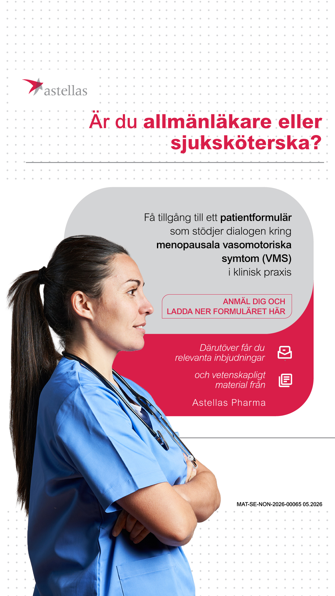 Astellas Pharma Nordic Facebook ad from Jun 23, 2026