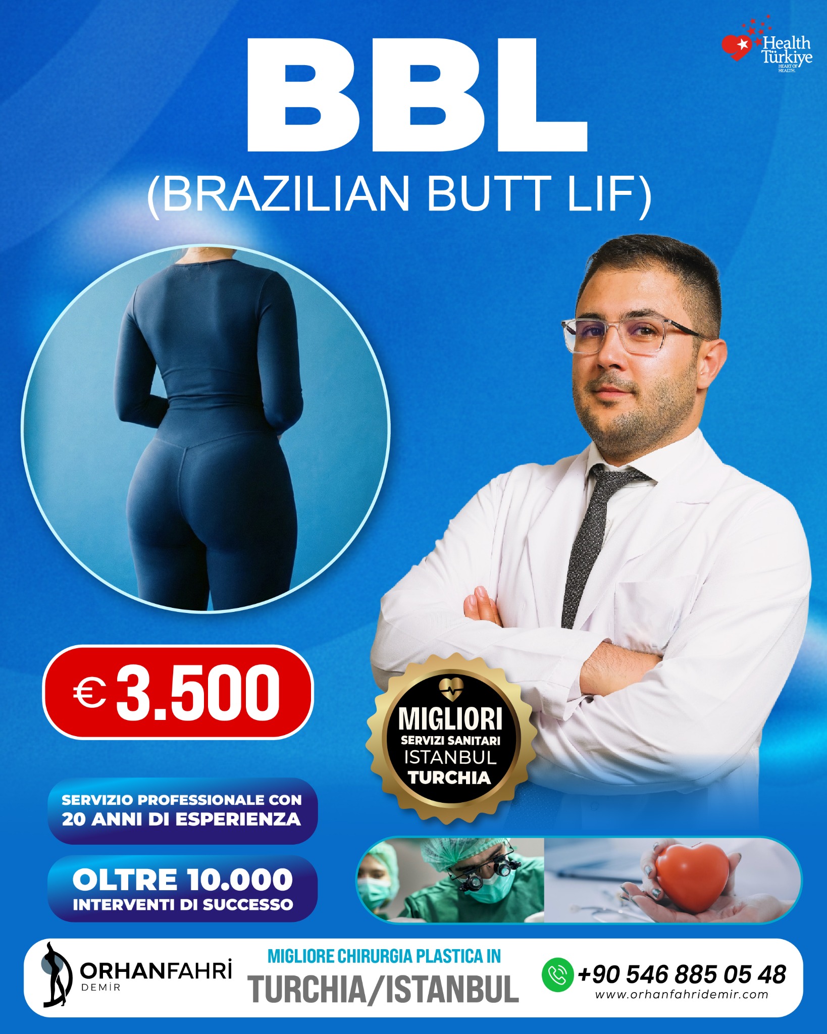 Dr. Orhan Fahri Demir Facebook ad: Migliori Servizi Sanitari Turchia/Istanbul