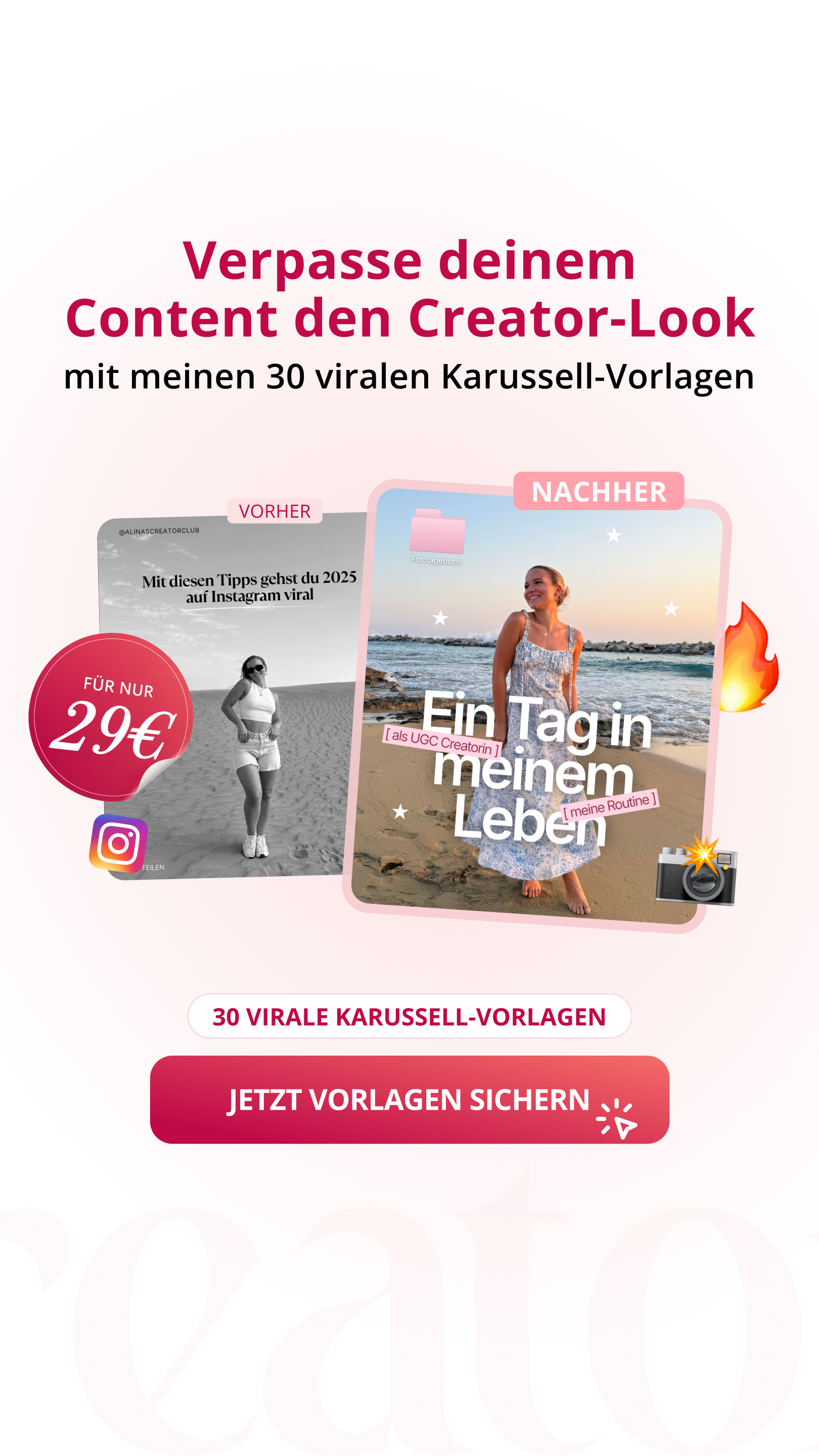 Alinas Creator Club Facebook ad