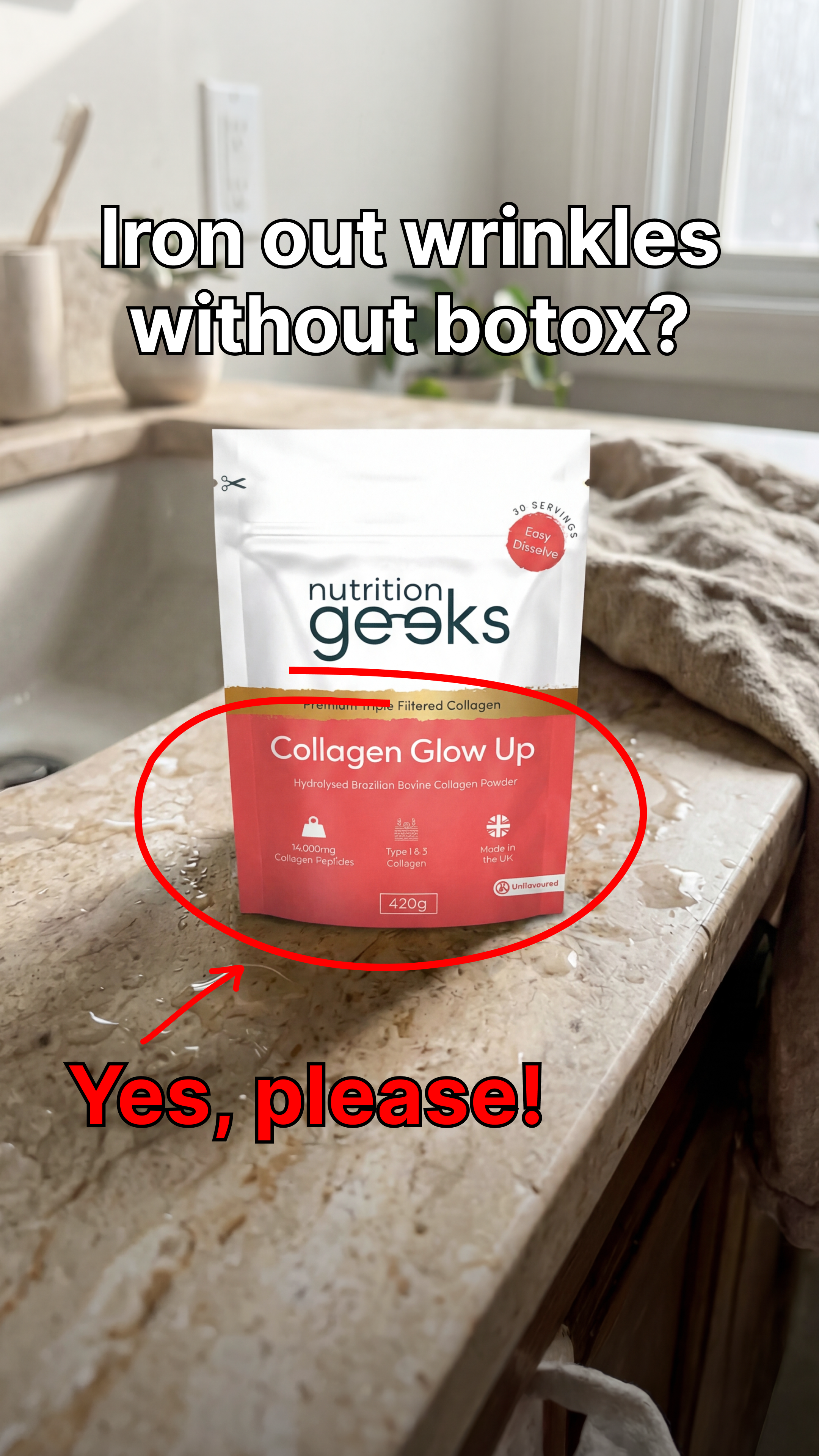 Nutrition Geeks Facebook ad
