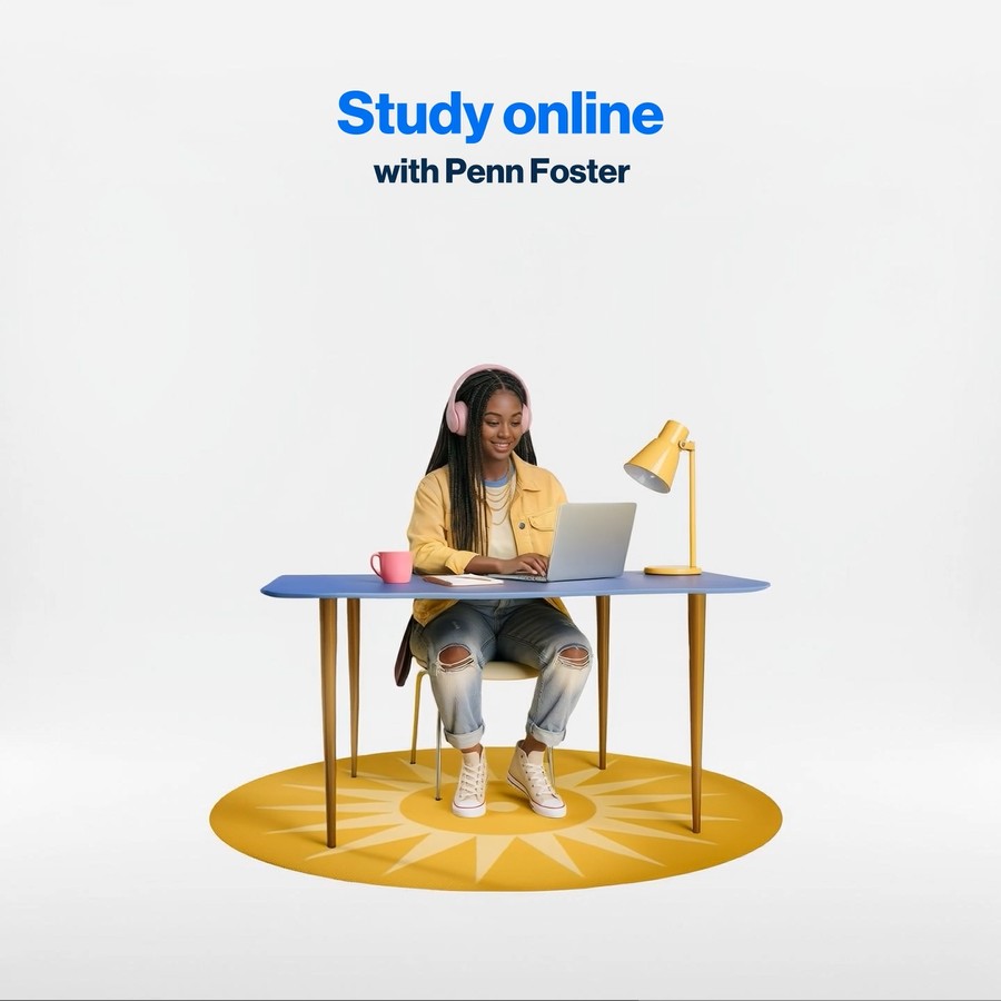 Penn Foster Facebook ad: Step Into Something Better