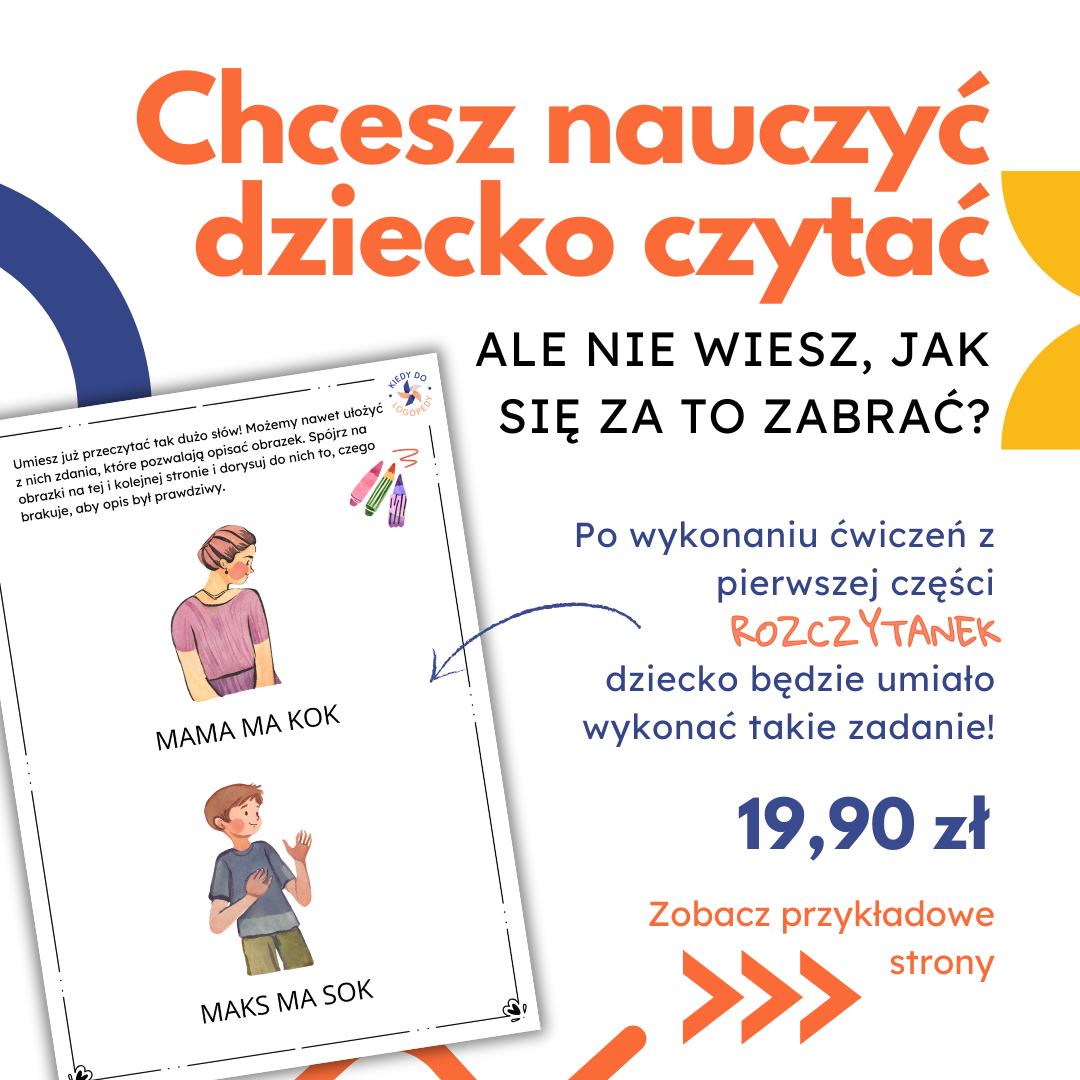 Kiedy do logopedy Facebook ad: Co o Rozczytankach mówią rodzice i specjaliści