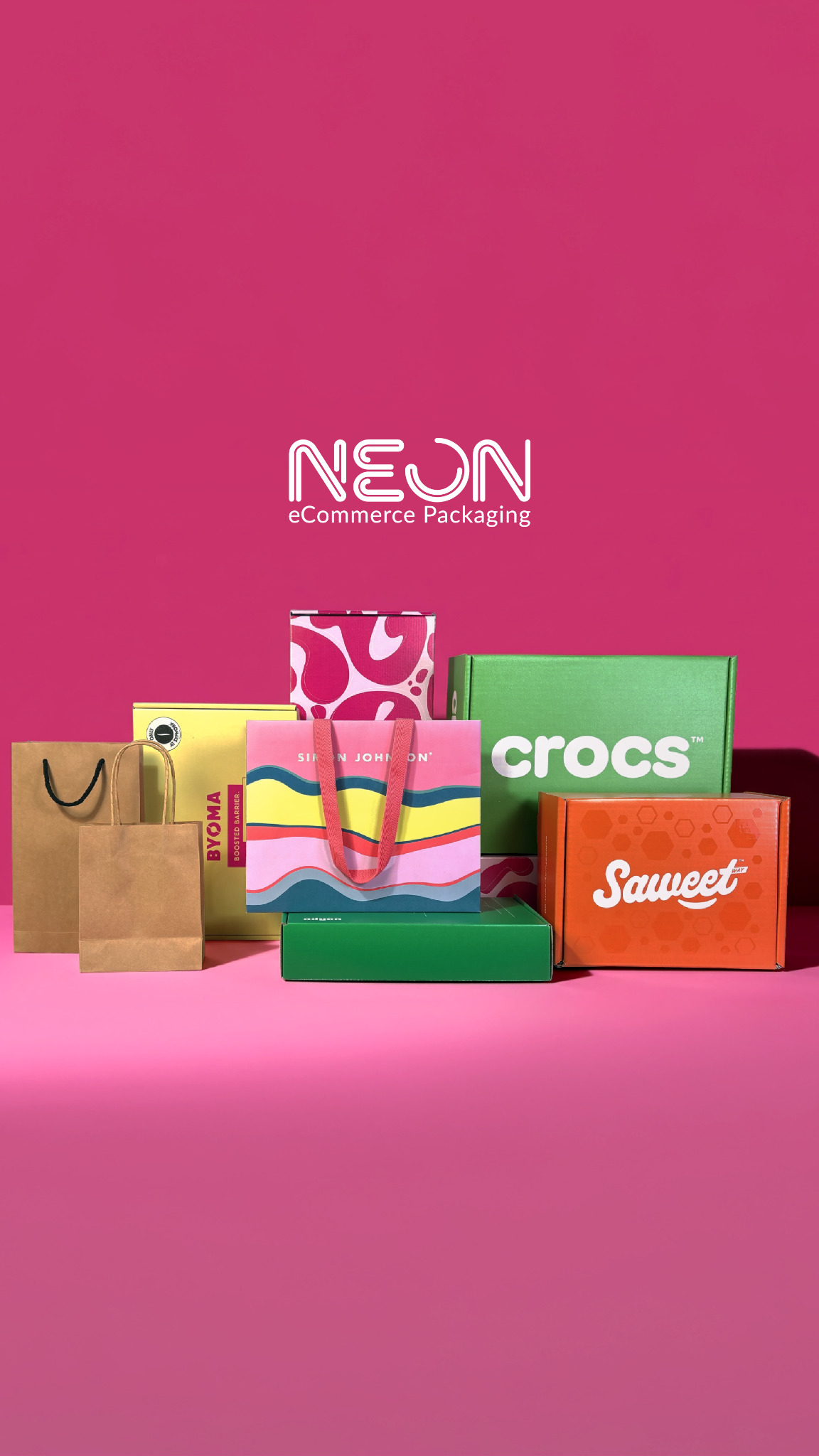 NEON eCommerce Packaging Facebook ad: Best packaging supplies in Sydney with a focus…