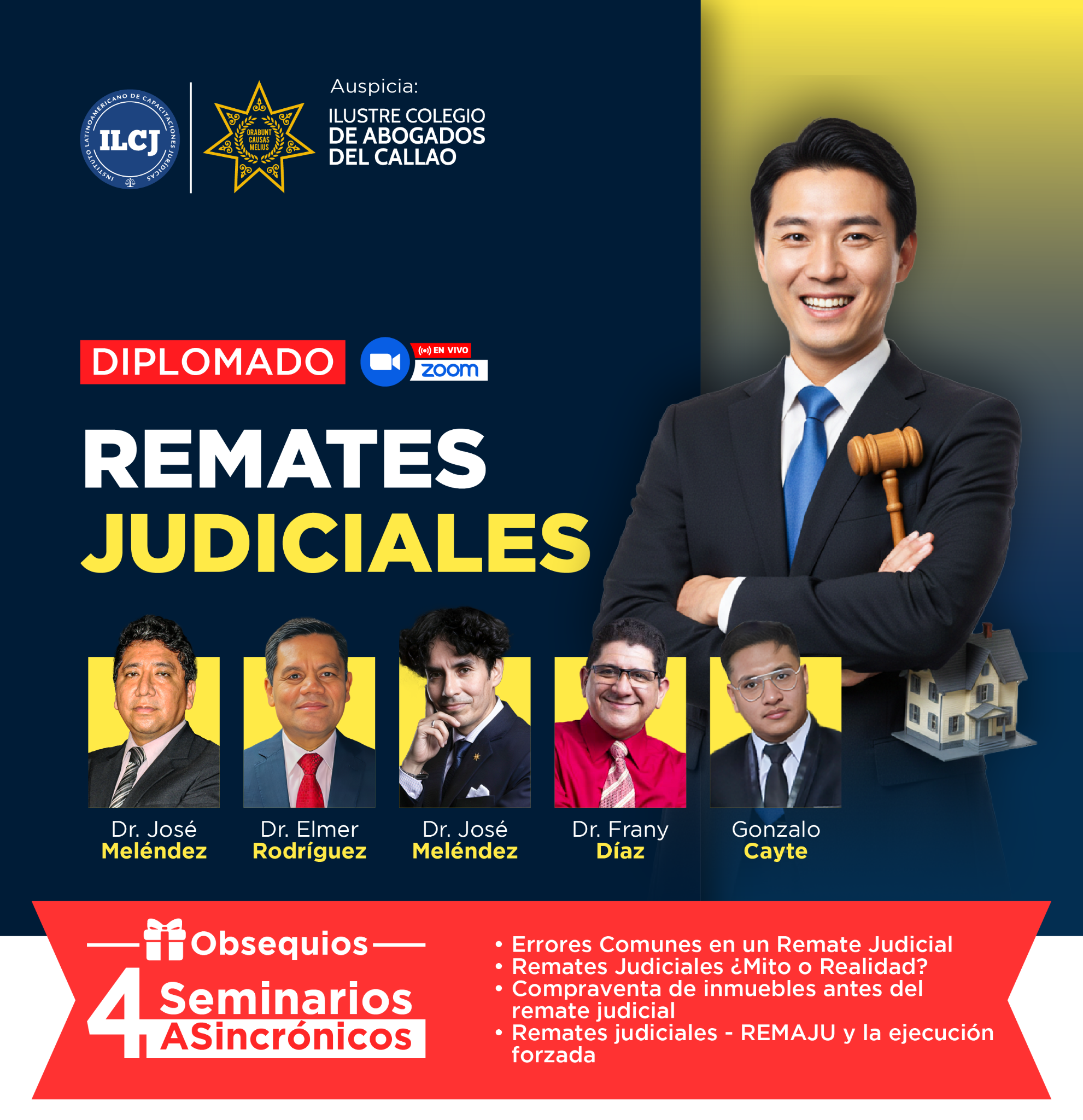 Instituto Latinoamericano de Capacitaciones Jurídicas-ILCJ Facebook ad: ¿Te interesa invertir en remates?