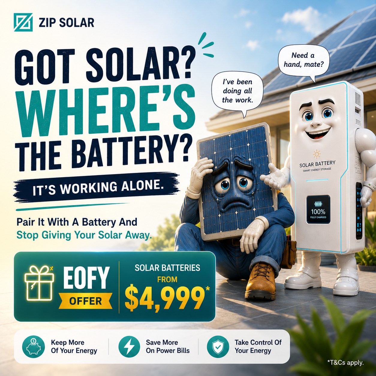 Zip Solar Facebook ad