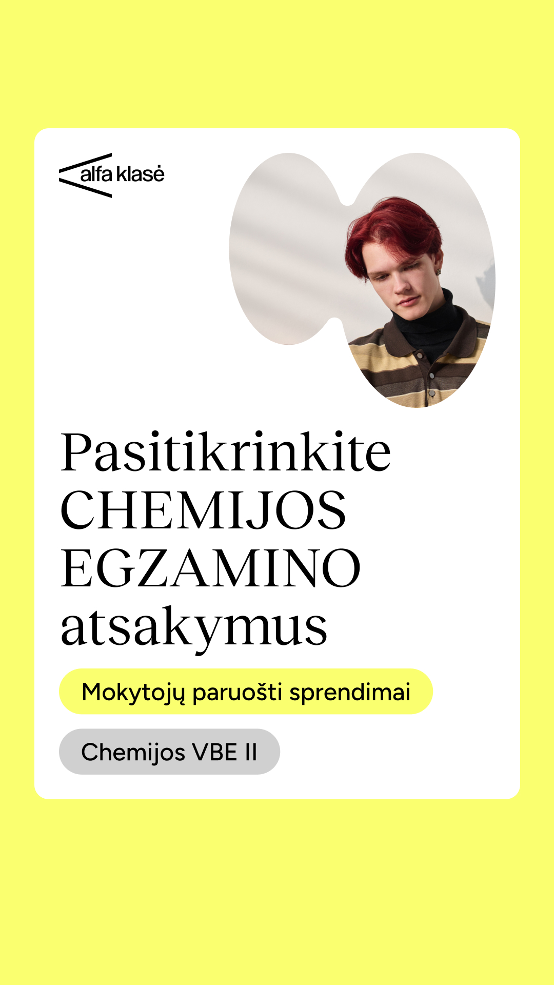 Alfa Klasė Facebook ad