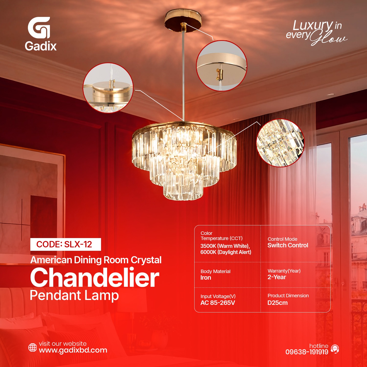 Gadix Facebook ad: Luxury That Drops Like a Jewel.