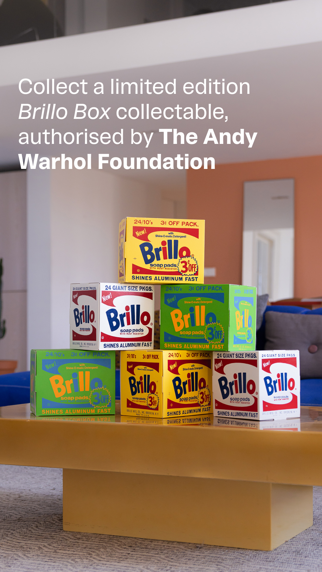 The Andy Warhol Foundation for the Visual Arts Facebook ad