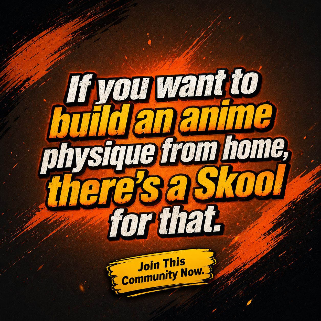Skool Facebook ad
