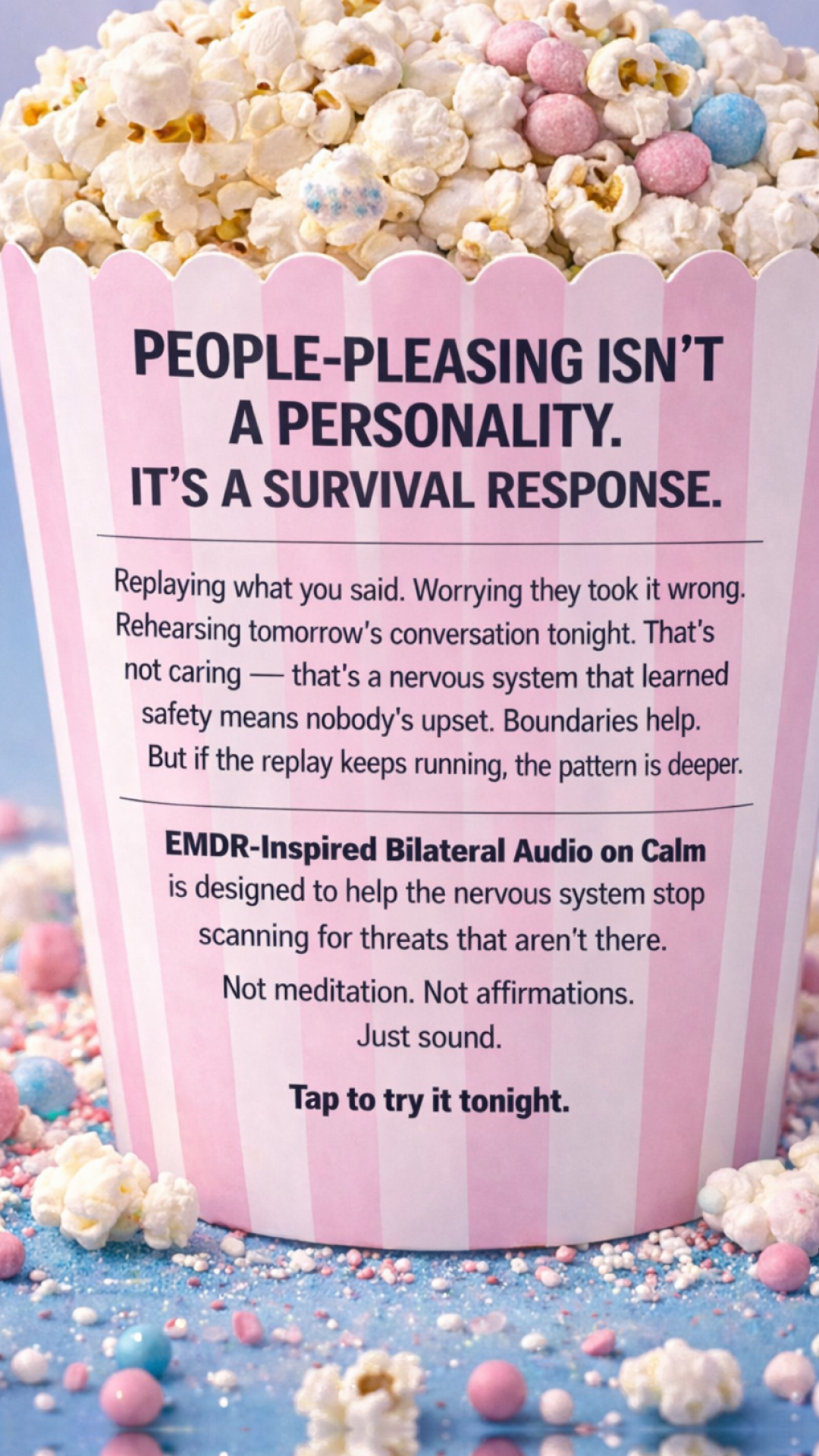 Calm Facebook ad