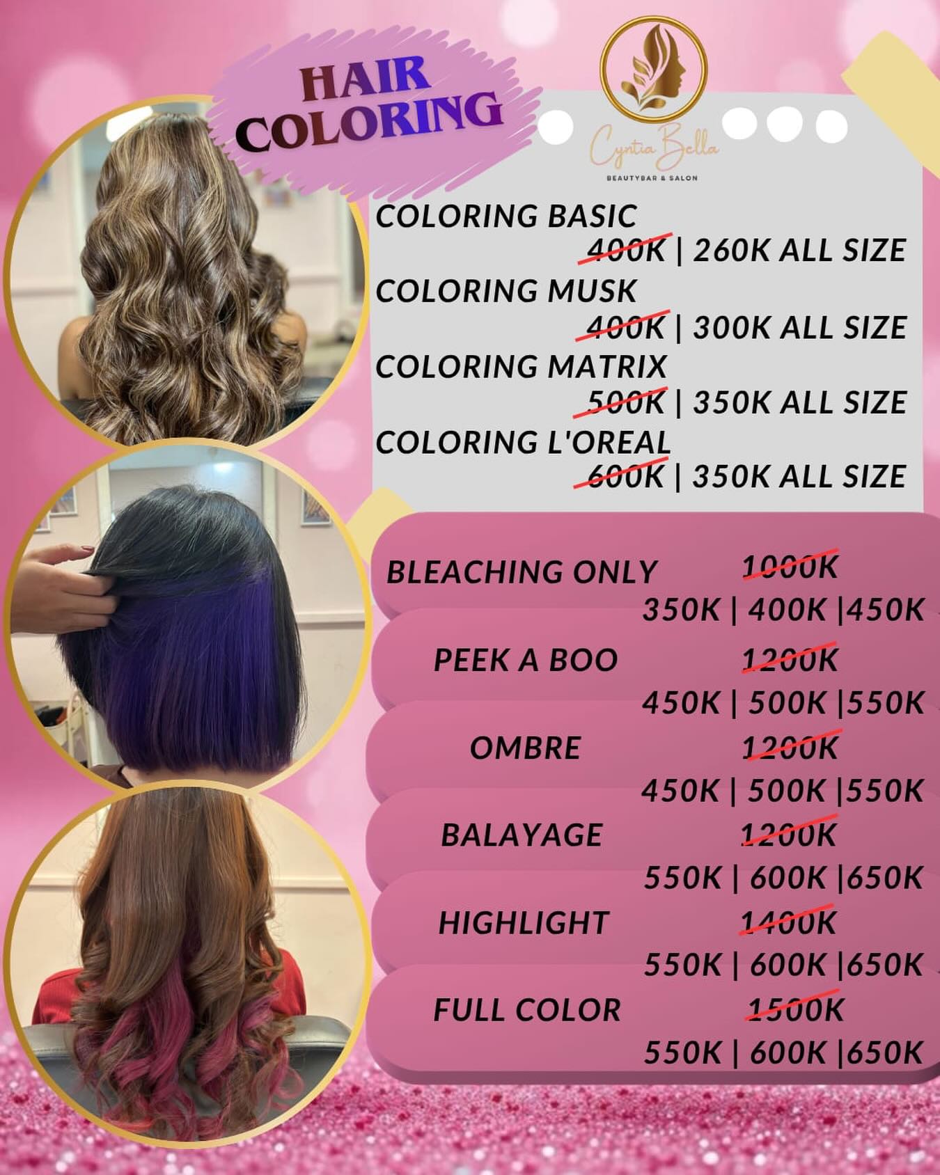 cyntiabellabeautybar Facebook ad
