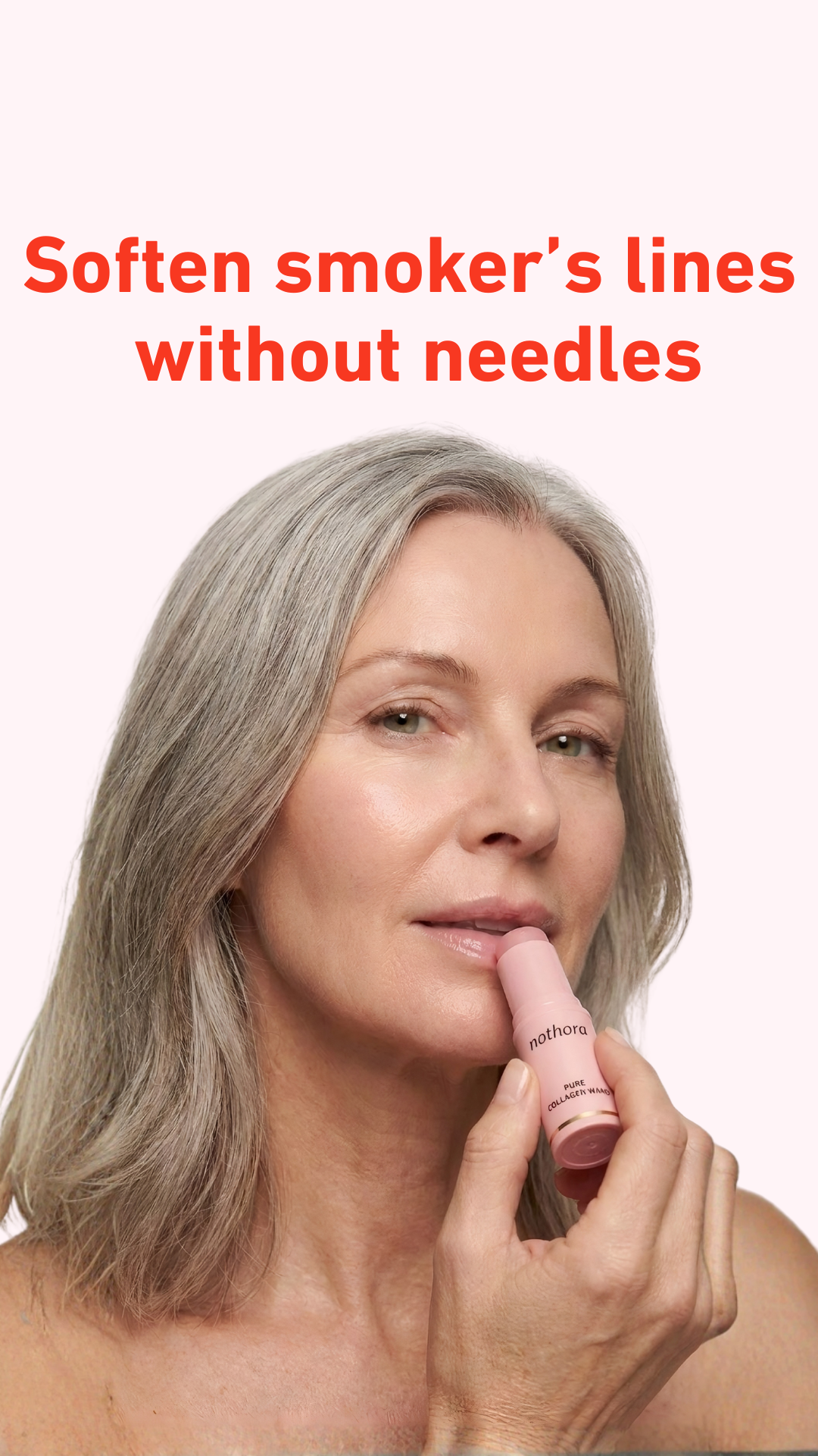 Nothora Facebook ad: Soften Mouth Wrinkles Naturally