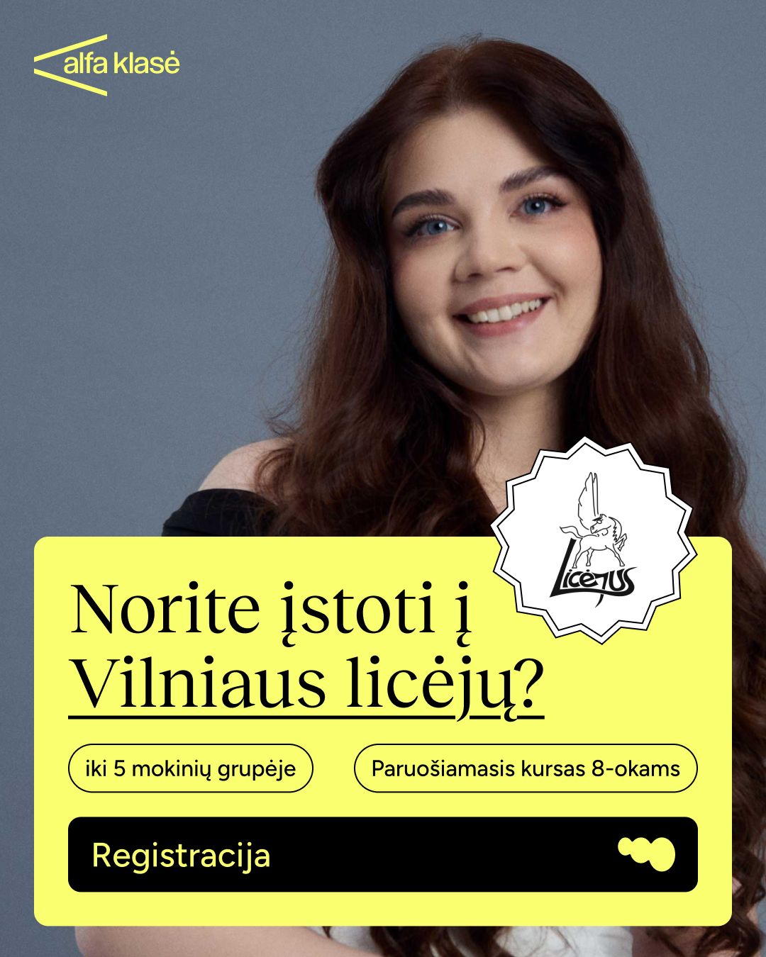 Alfa Klasė Facebook ad