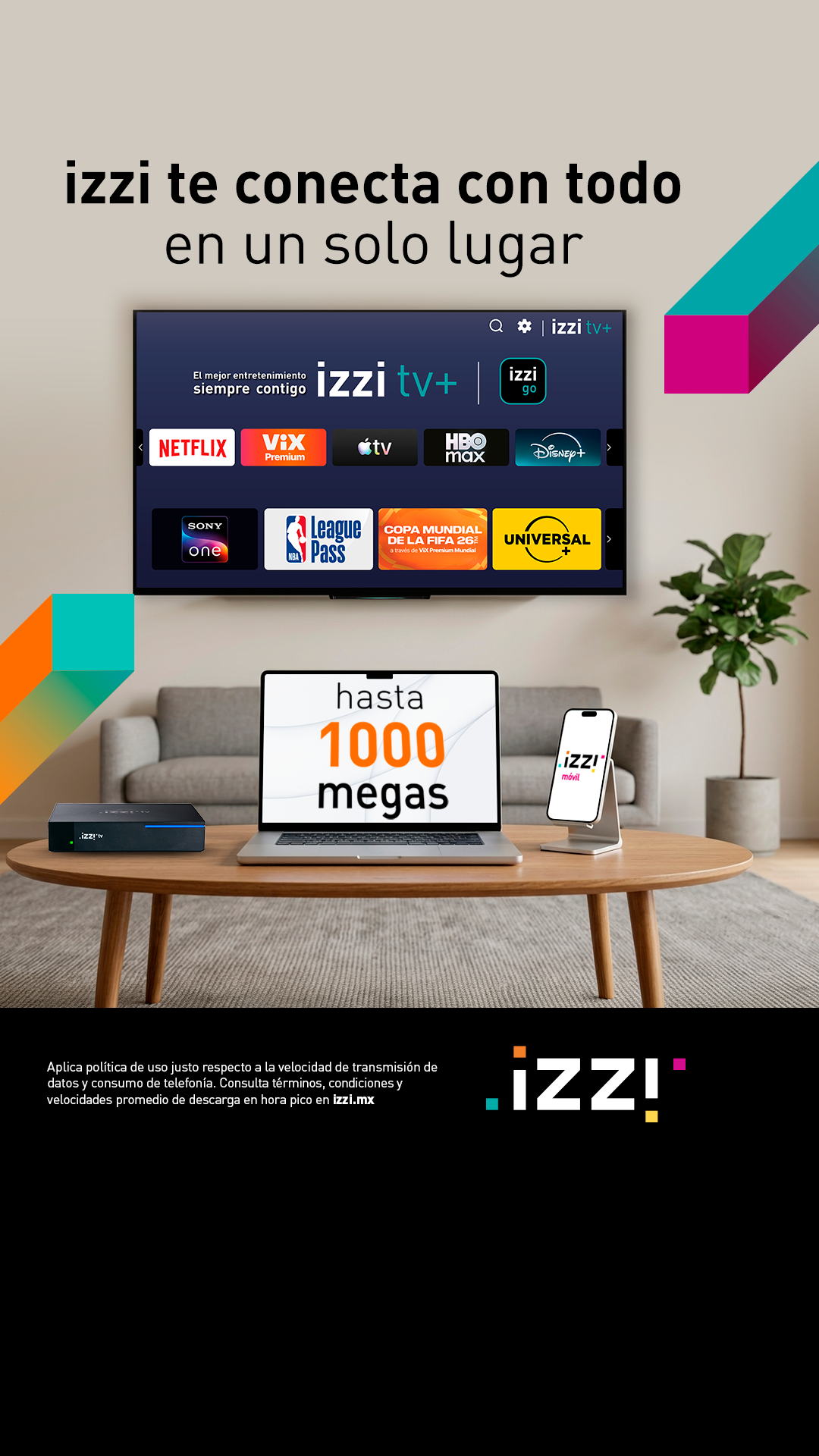Distribuidor Autorizado izzi Facebook ad from May 26, 2026