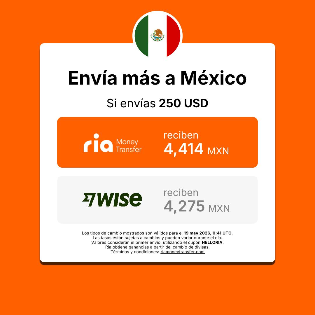 Ria Money Transfer Facebook ad