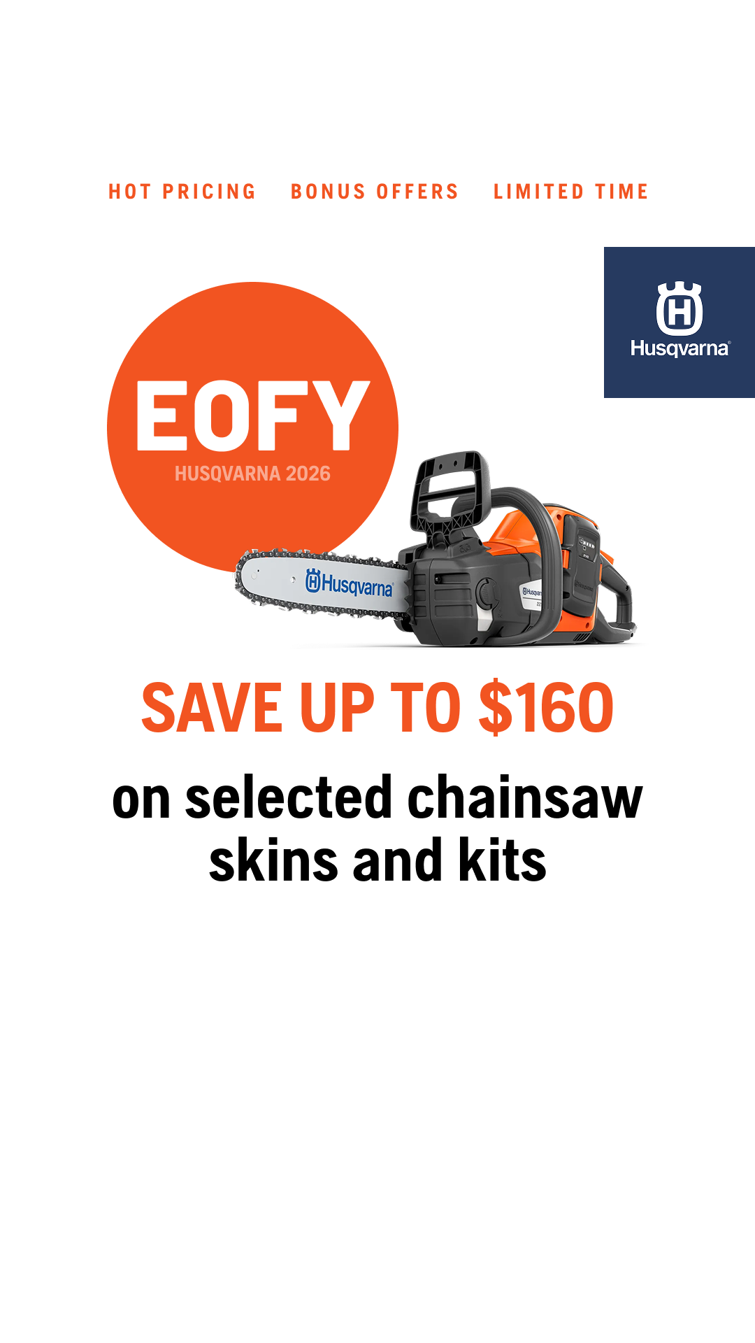 Husqvarna Facebook ad