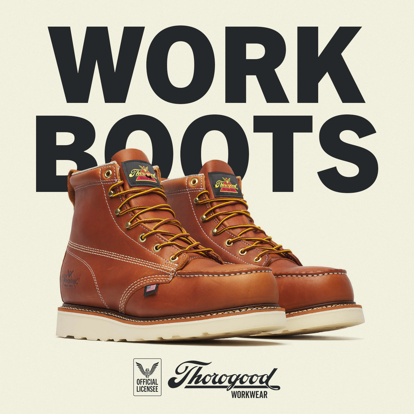 Thorogood Workwear Facebook ad: Free Shipping, Hurry!