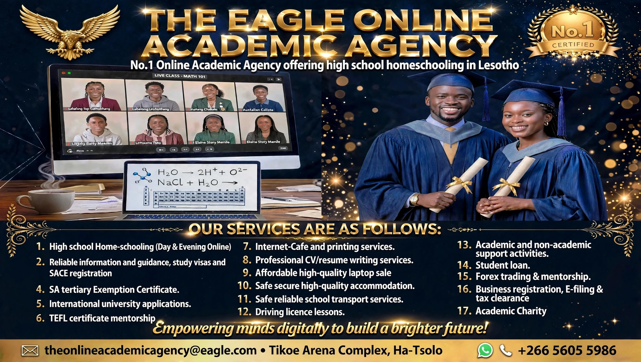 The Eagle Online Academic Agency Facebook ad: Our services are academic oriented as listed on…