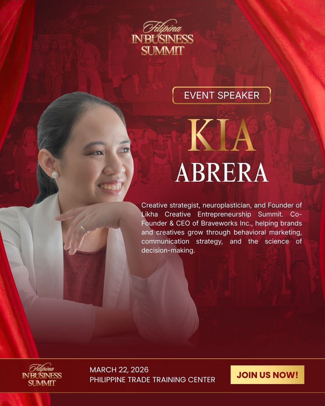 Filipina Women in Business Facebook ad: The Science Behind Influence, Meet Kia Abrera