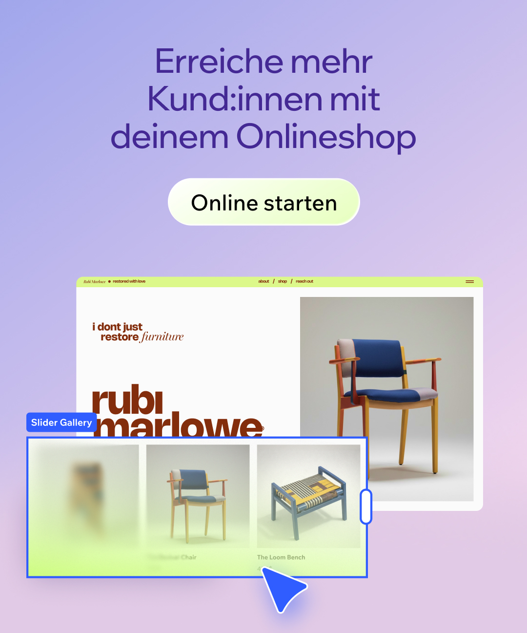Wix Facebook ad