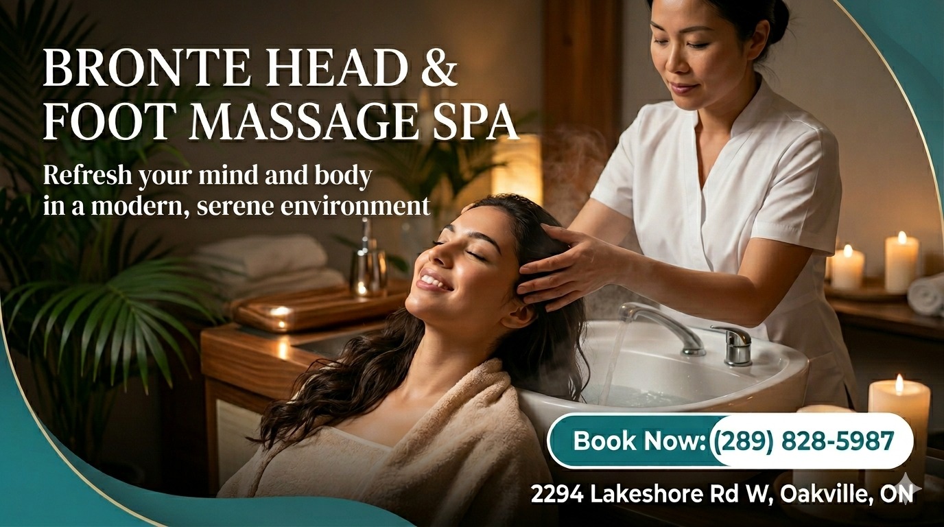 Bronte Head & Foot Massage Spa Facebook ad: OAKVILLE BEST MASSAGE
