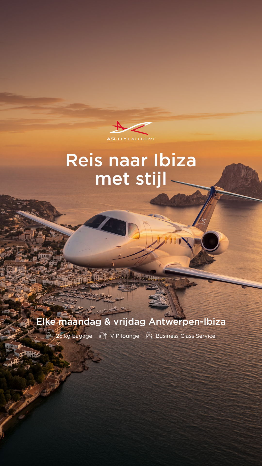 ASL Fly Executive Facebook ad
