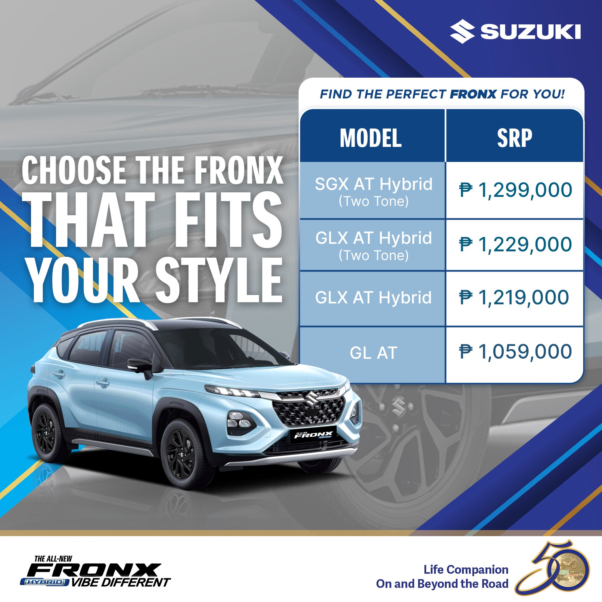 Suzuki Philippines Facebook ad: A new vibe is here!
