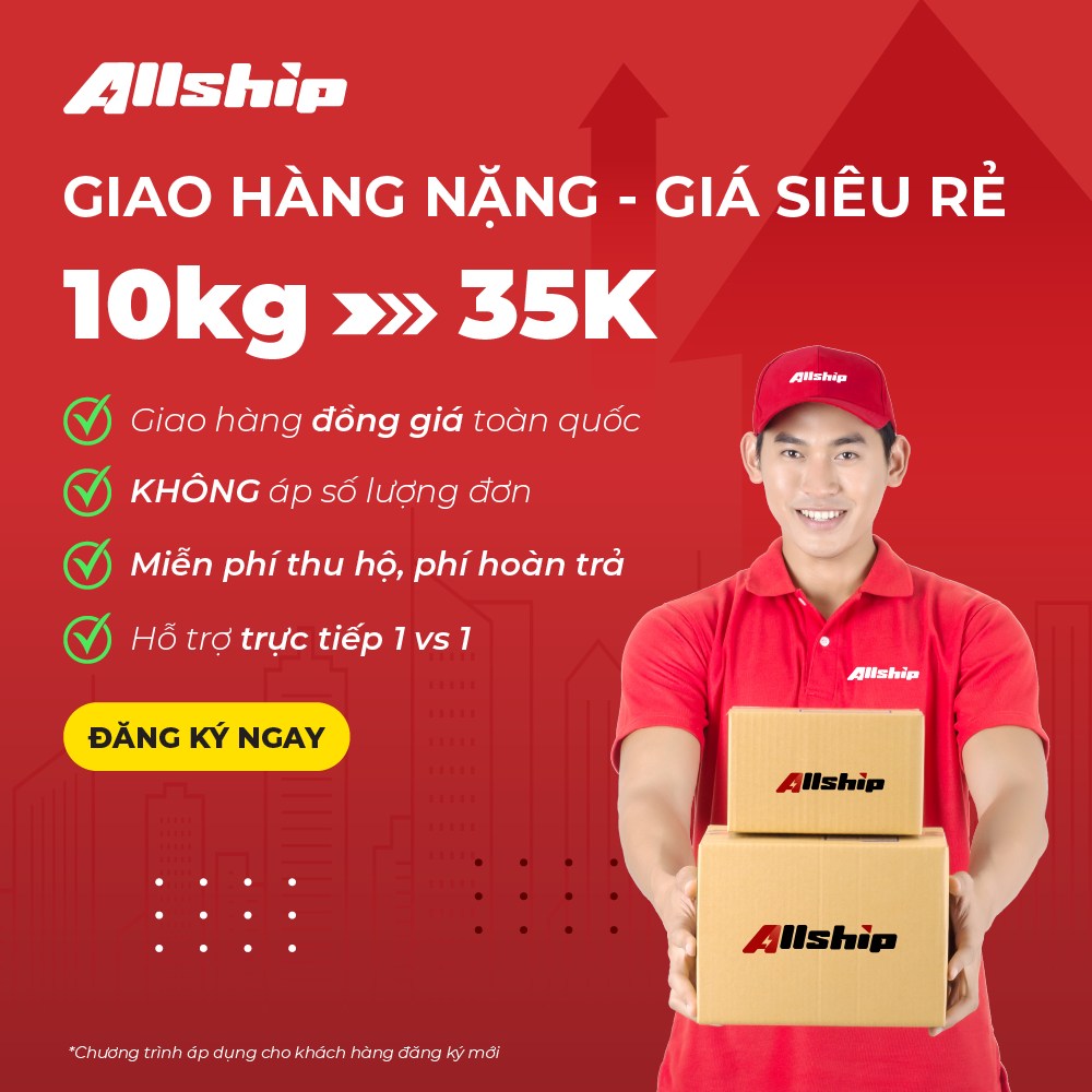 Allship Facebook ad: GIAO HÀNG NẶNG TOÀN QUỐC