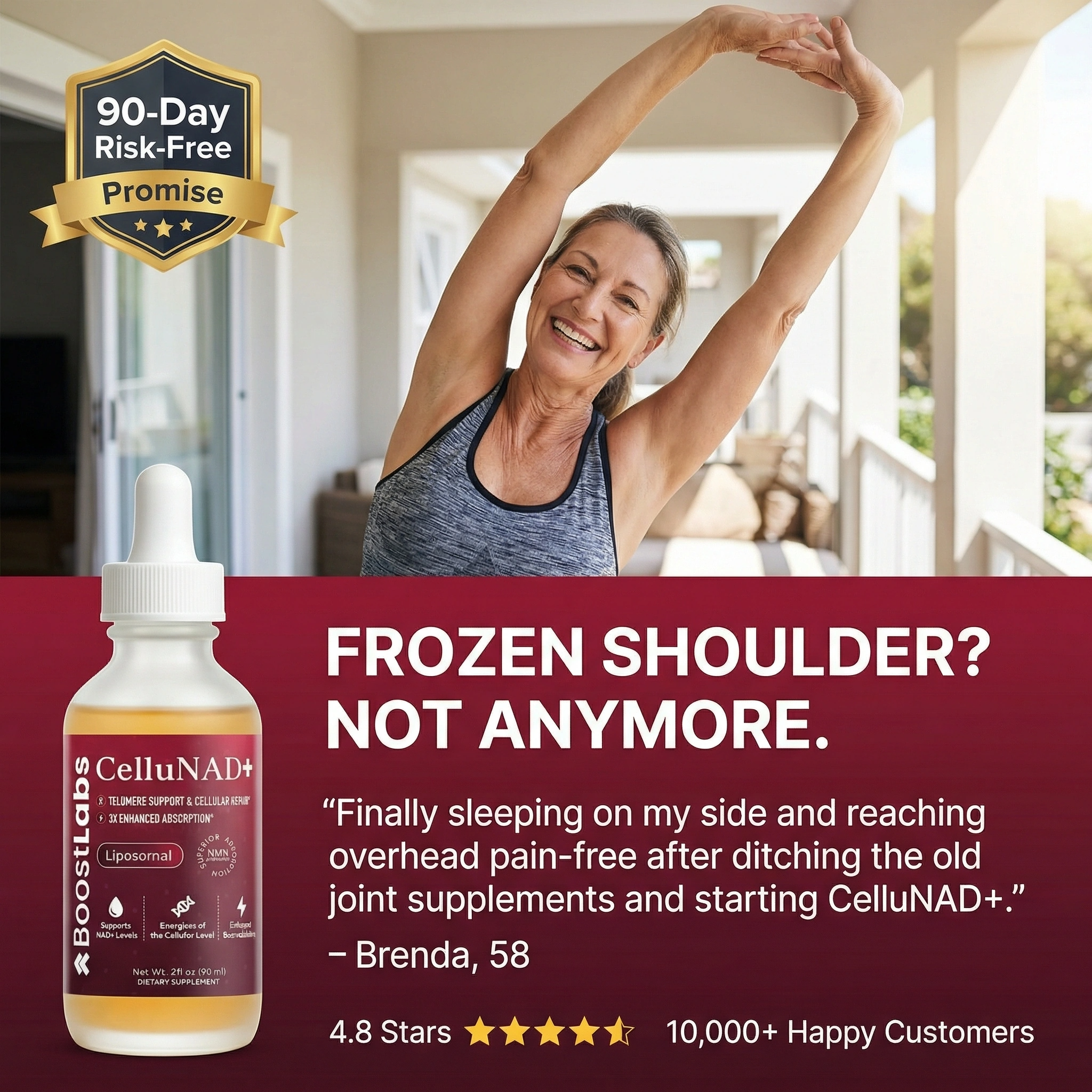 Sarah Mitchell Menopause Joint Expert Facebook ad