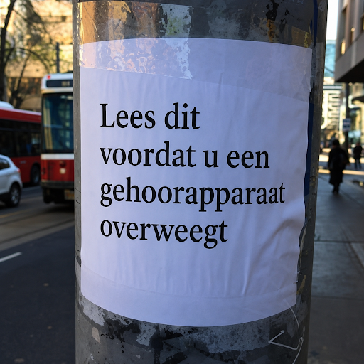 Gezond leven magazine Facebook ad: Lees dit voordat u een hoortoestel overweegt