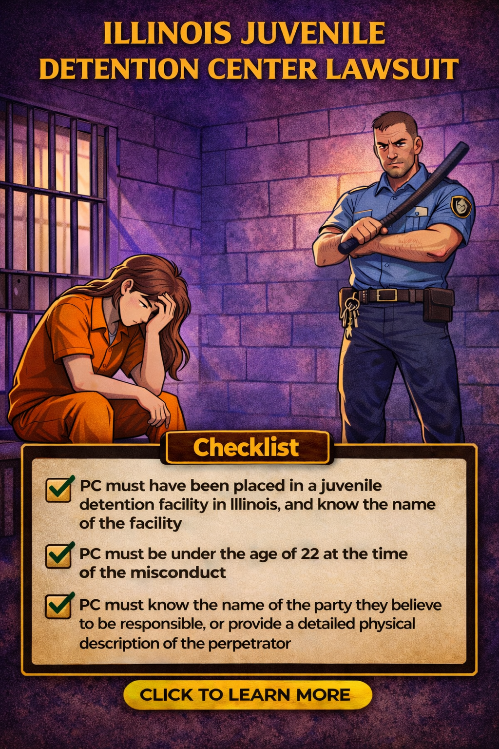 Juvenile Detention Center Lawsuits Facebook ad from Feb 17, 2026