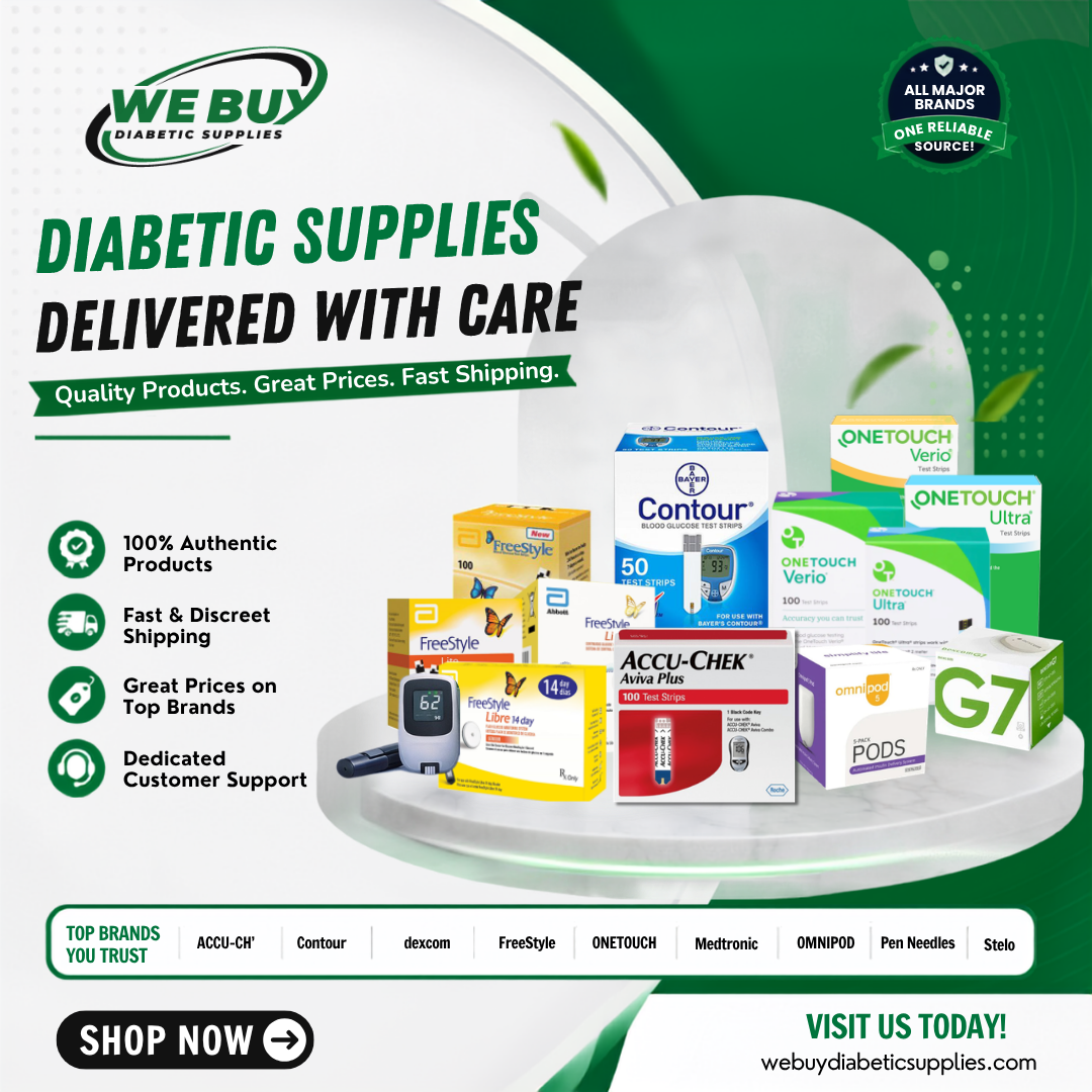 We Buy Diabetic Supplies Facebook ad