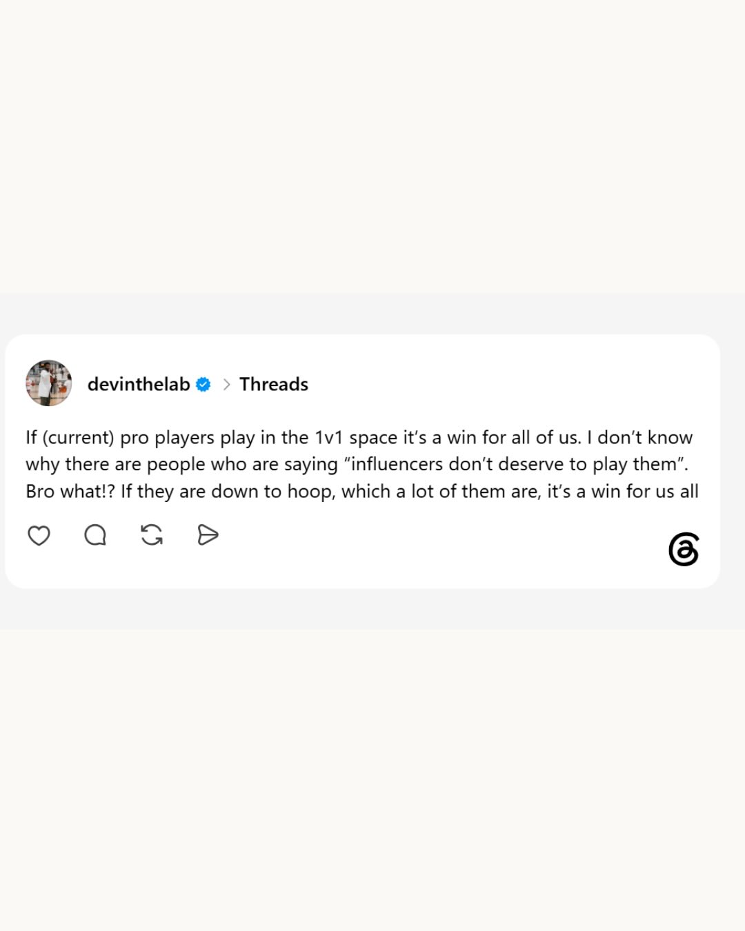 Threads, an Instagram app Facebook ad: Agree or disagree… let’s talk about it on…