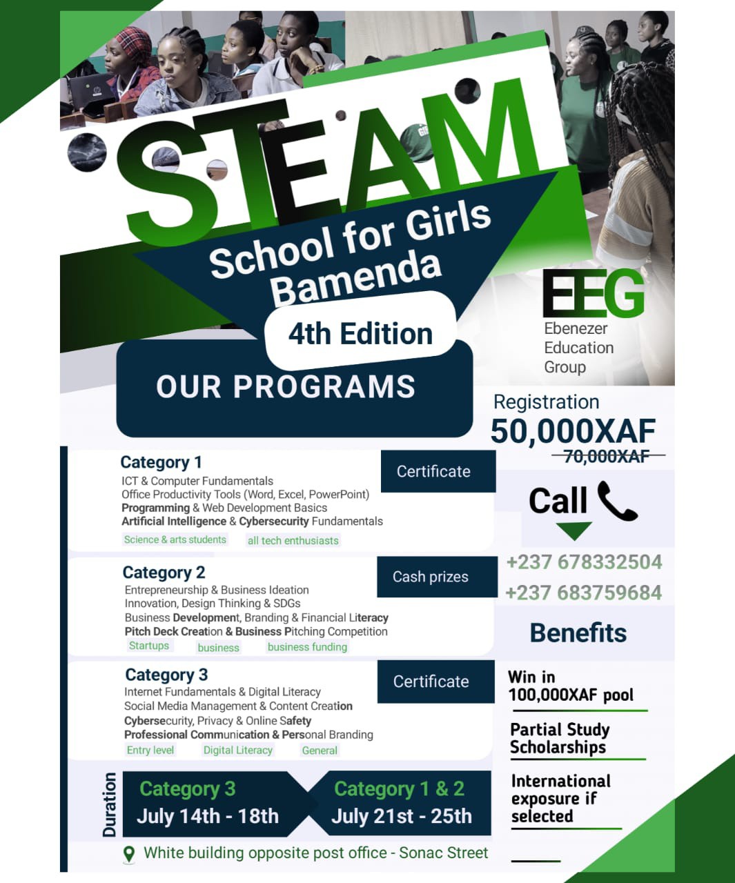 Ebenezer Education Group Facebook ad