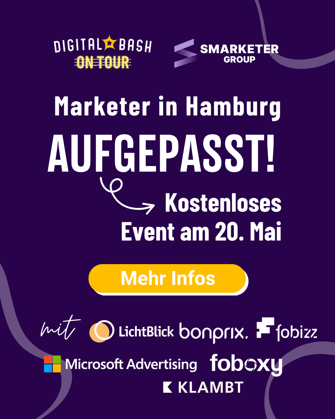 Digital Bash Facebook ad: Performance-Marketing-Wissen live in Hamburg