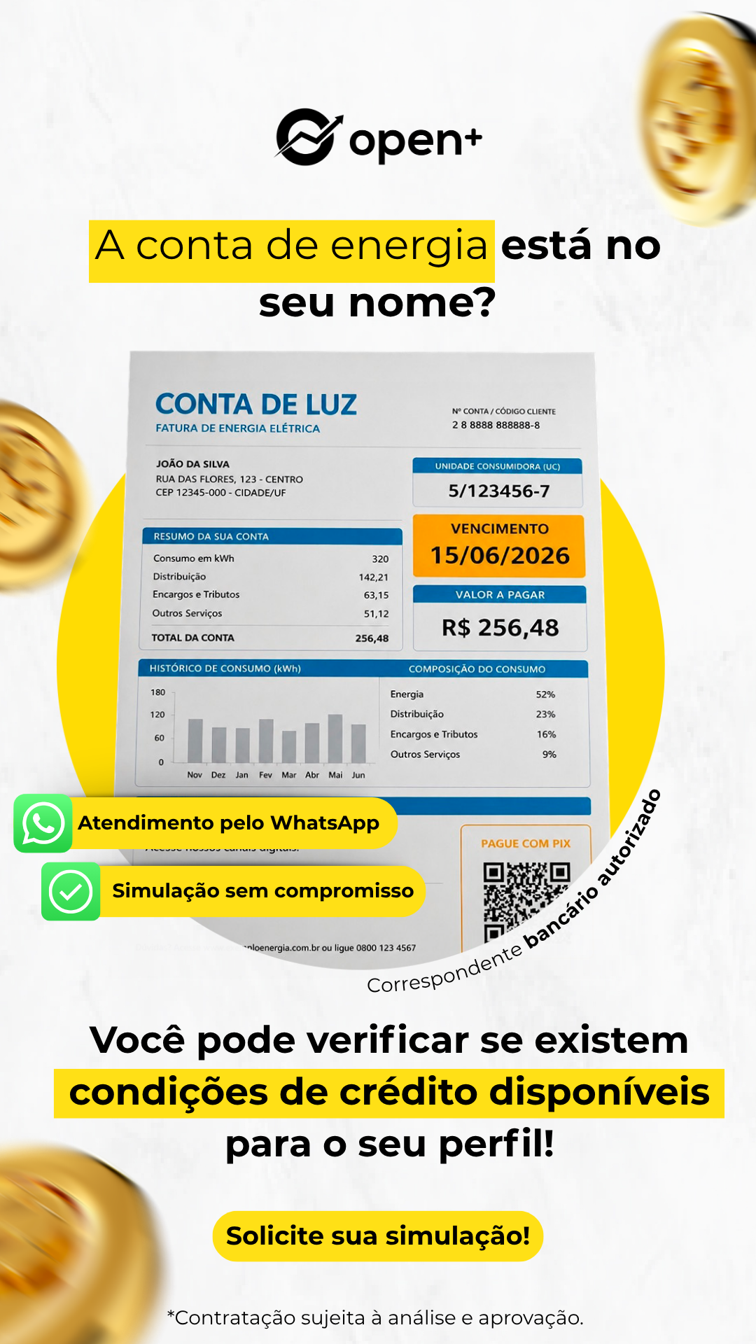 Open Mais Facebook ad from Jul 17, 2026